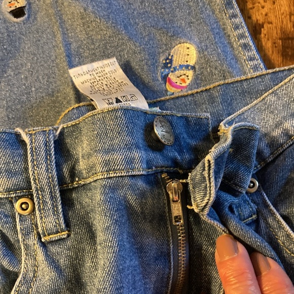 Quacker Factory MOM snowman jeans size 10 Runs small - Picture 8 of 8